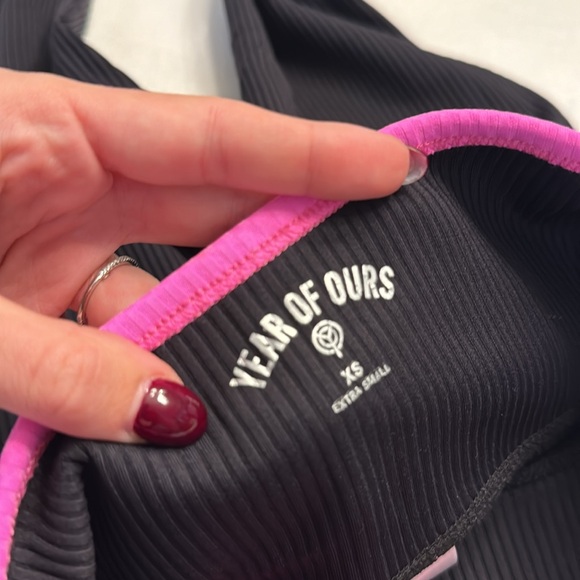 YEAR OF HOURS TWO TONE VERONICA RIBBED LEGGING - Picture 5 of 6